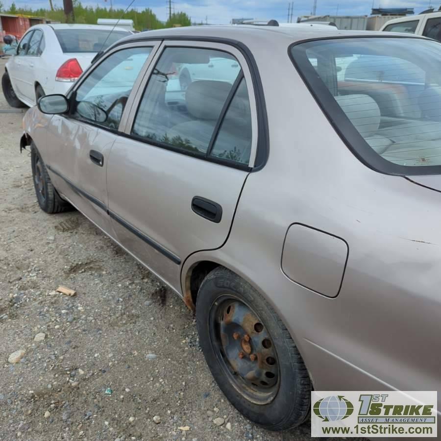 2002 TOYOTA COROLLA, 1.8L GAS, FWD, 4-DOOR