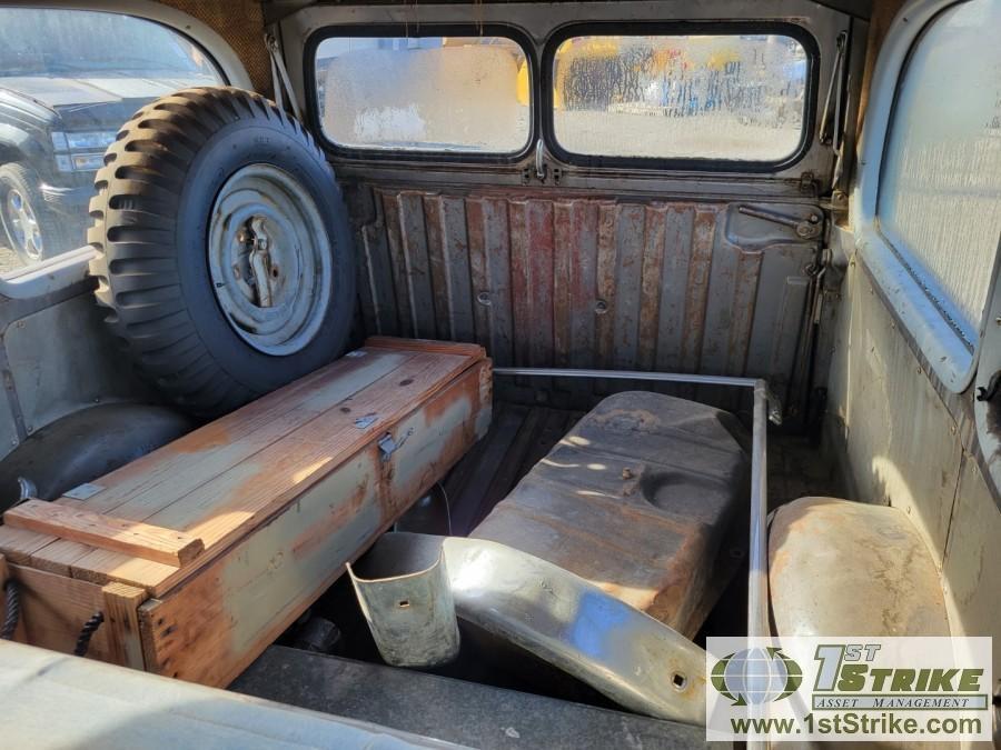 1959 JEEP WILLYS, 226 HURRICANE, 4X4, 2-DOOR WAGON. UNKNOWN MECHANICAL PROBLEMS. OWNER STATES: WAS R