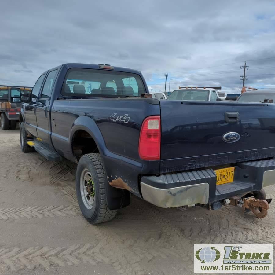 2010 FORD F-350 SUPERDUTY XL, 5.4L TRITON, 4X4, CREW CAB, LONG BED