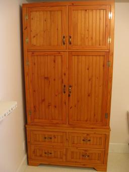 Knotty Pine Cabinet