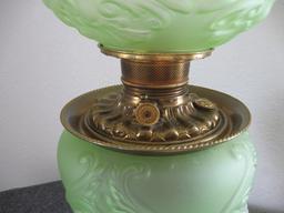 Gone w/the Wind Green Parlor Lamp