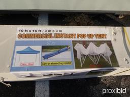 NEW PARTY RENTAL SUPPLIES 10 ft x 10 ft Commercial Instant Pop Up Tent