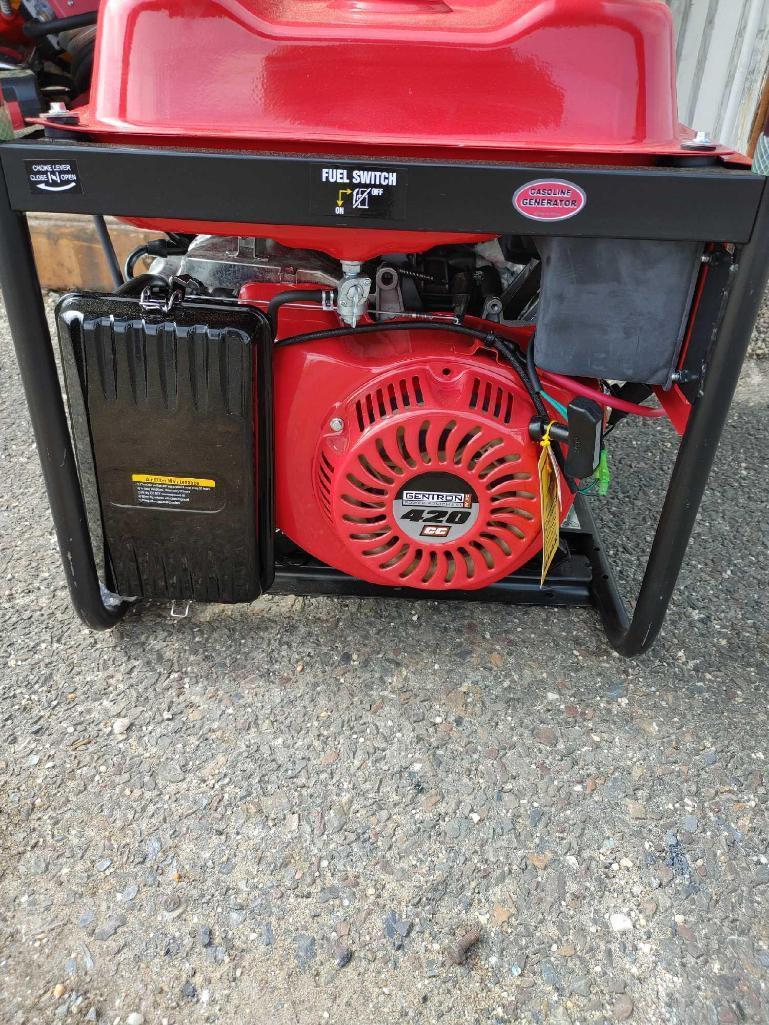 NEW GENTRON 7500 WATT GENERATOR NEW SUPPORT EQUIPMENT