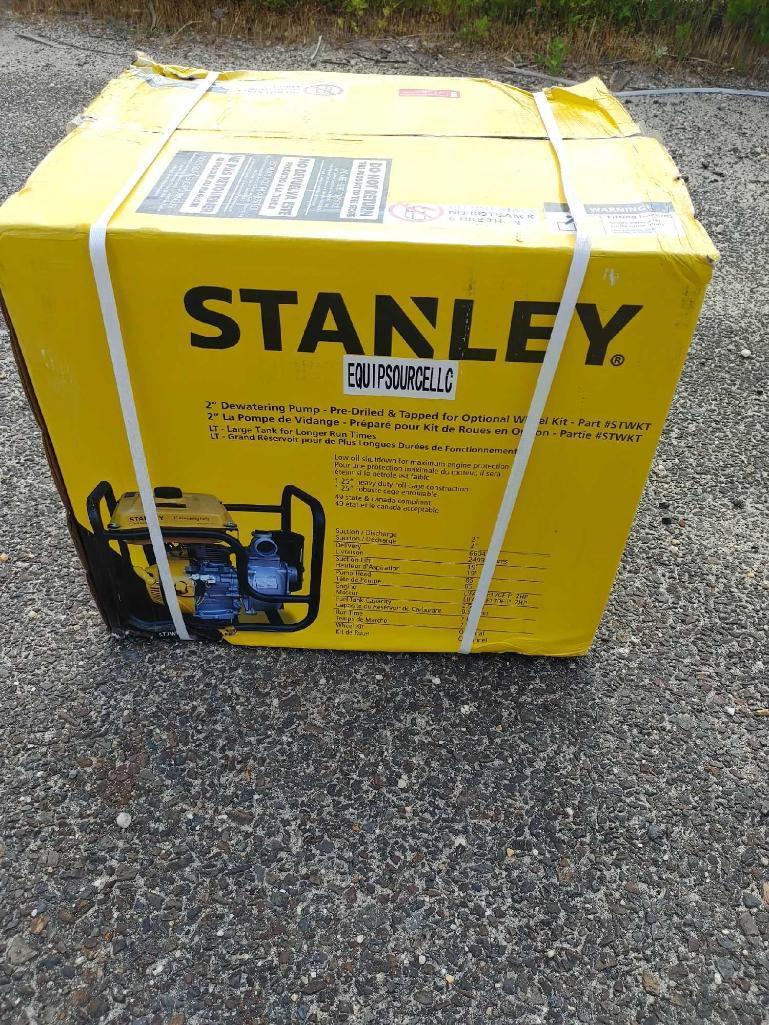 NEW STANLEY 7HP NON-SUBMERSIBLE 2IN. DISPLACEMENT WATER PUMP NEW SUPPORT EQUIPMENT