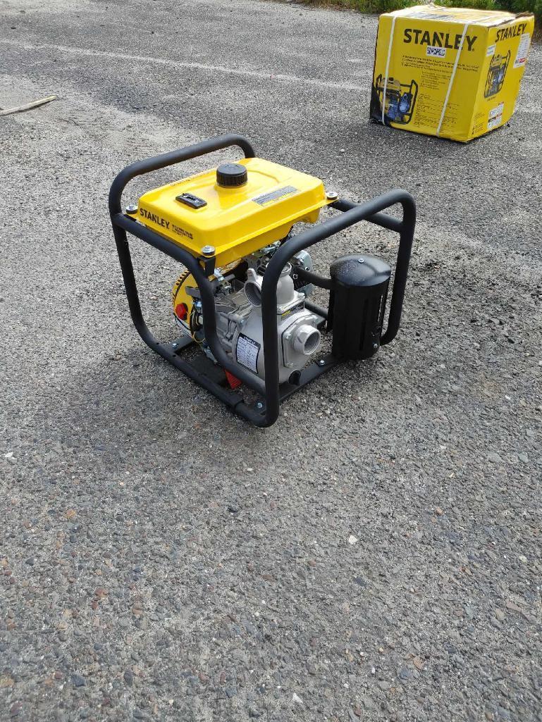 NEW STANLEY 7HP NON-SUBMERSIBLE 2IN. DISPLACEMENT WATER PUMP NEW SUPPORT EQUIPMENT