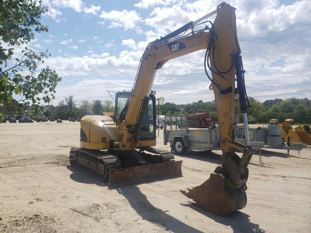 CAT 308DCR HYDRAULIC EXCAVATOR powered by Cat diesel engine, equipped with Cab, air, heat front blad