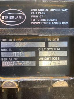 NEW STRICKLAND 48IN. DIGGING BUCKET EXCAVATOR BUCKET . 80MM PIN TO FIT CAT 320/321/323, KOMATSU PC21