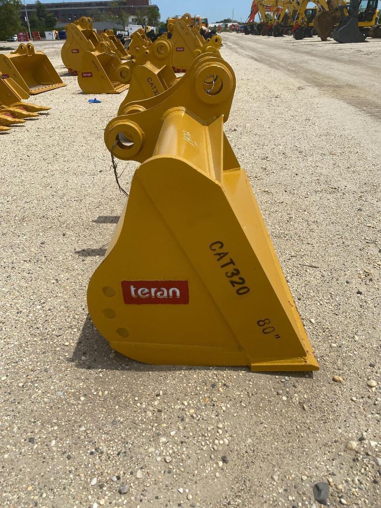 UNUSED TERAN 80IN. CLEAN UP BUCKET EXCAVATOR BUCKET FOR CAT 320 AND 319D, 320D, 320E, 321D, 323E, 32