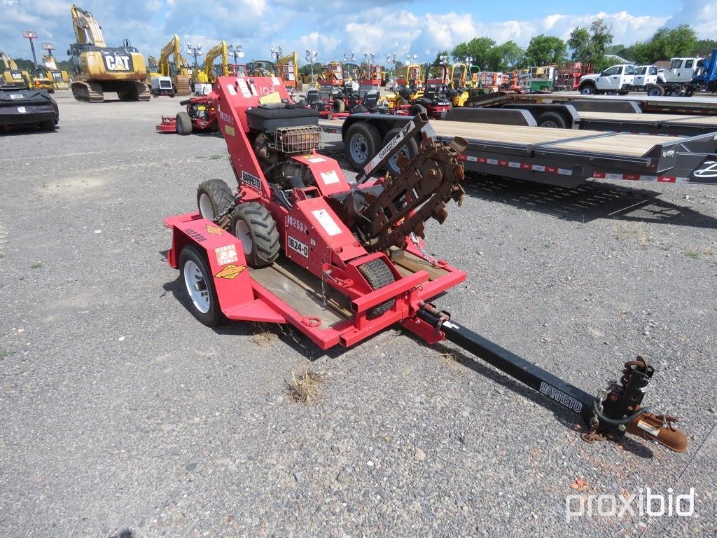 2009 BARRETO E1624D4-4S TRENCHER SN:X1085 4x4, powered by gas engine, equipped with 2ft. Trencher.BO