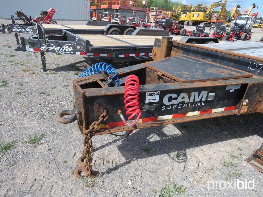 2011 CAM 20 TON TAGALONG TRAILER VN:BP026765 equipped with 20 ton capacity, 19ft. 6in. Top deck, 5ft