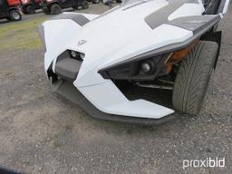 NEW 2019 POLARIS SLINGSHOT SLR RECREATIONAL VEHICLE VIN- 57XAASFAXK8131459 powered by gas engine,