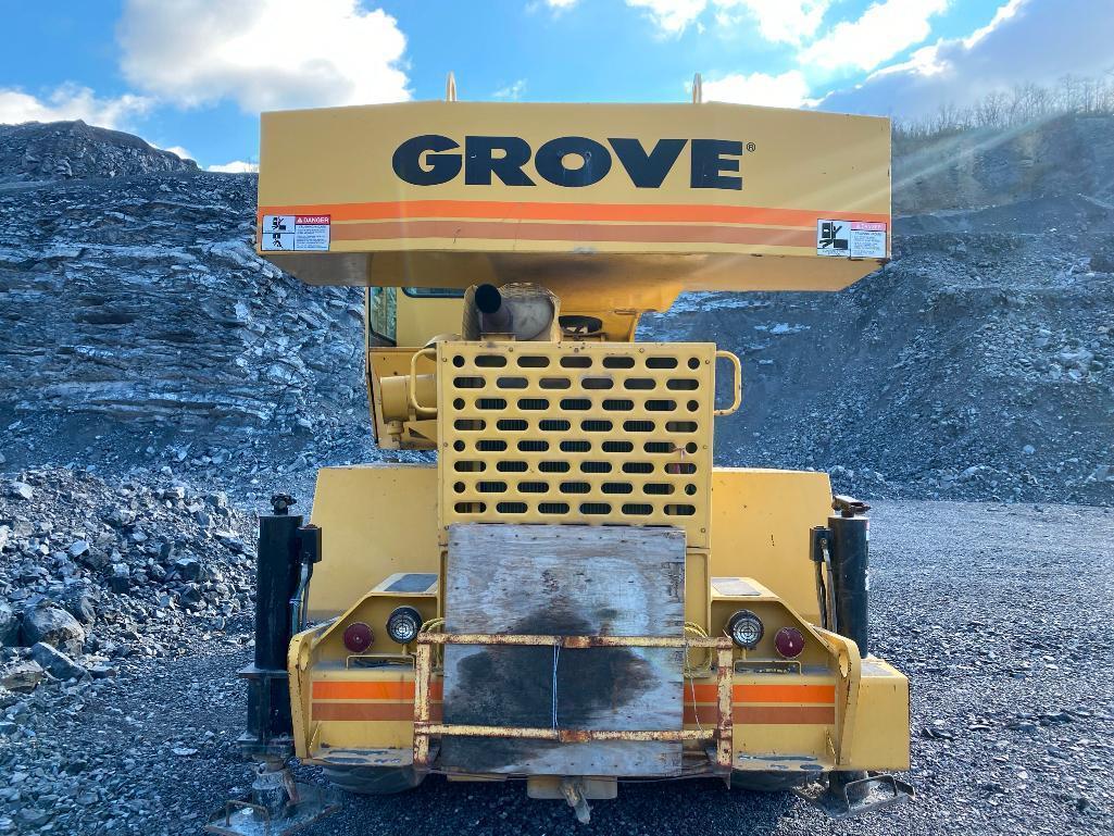 1985 GROVE RT518 ROUGH TERRAIN CRANE SN:68571 4x4, powered by Cummins 5.9L diesel engine, equipped w