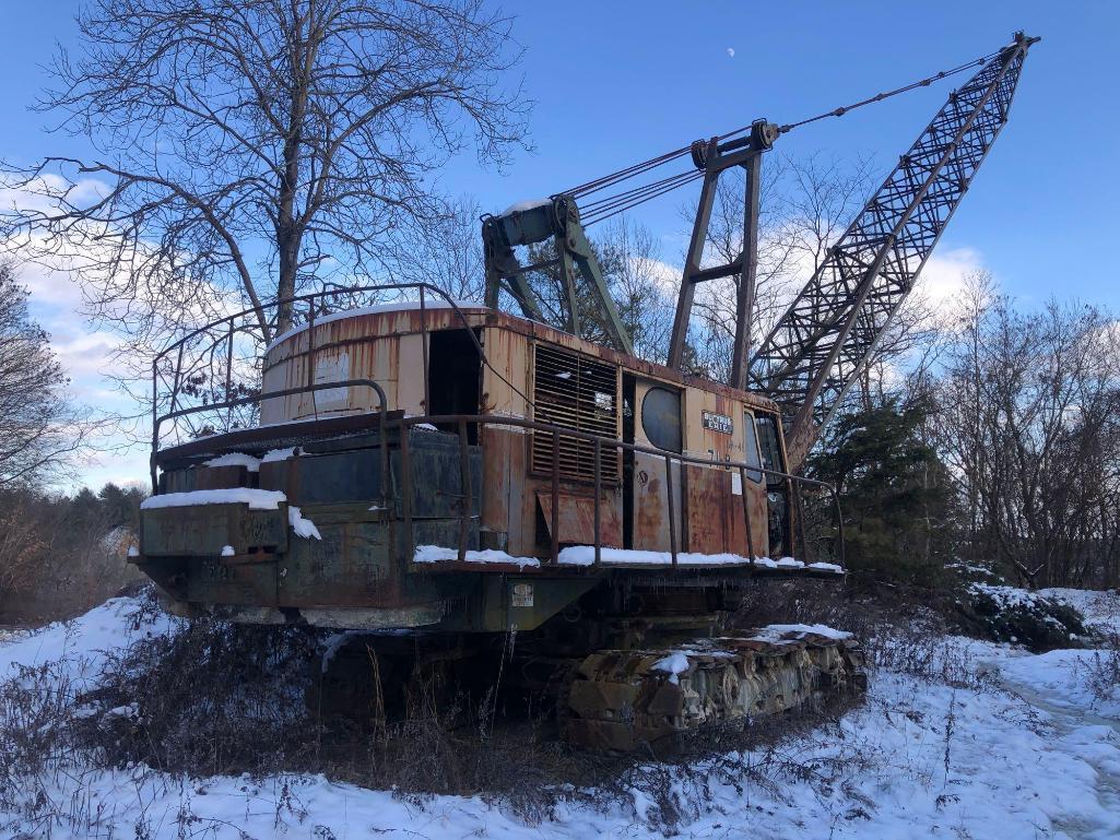 1959 BUCYRUS-ERIE 71-B DRAGLINE SN:120704 powered by Detroit diesel engine, equipped with Cab, fairl