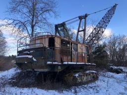 1959 BUCYRUS-ERIE 71-B DRAGLINE SN:120704 powered by Detroit diesel engine, equipped with Cab, fairl