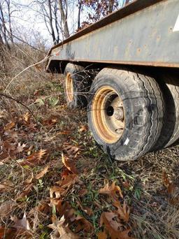 1985...TRAILKING TK20-2400 TAGALONG TRAILER VN:105101 equipped with 96in. x 19ft. deck, 5ft. beavert