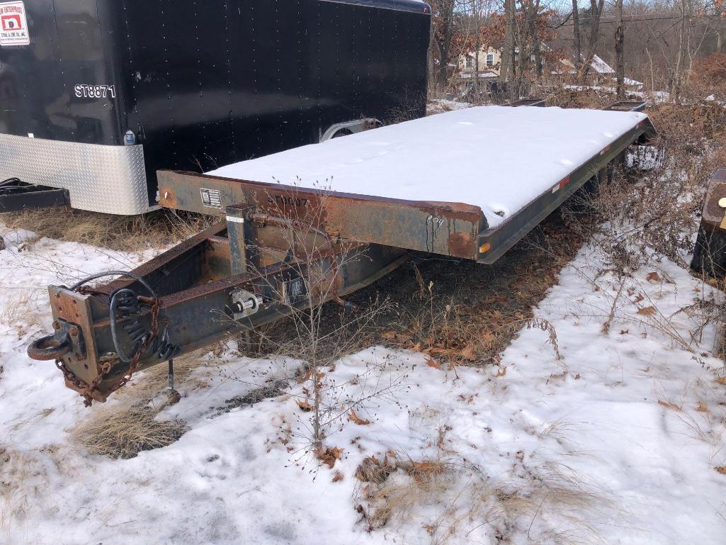 1985...TRAILKING TK20-2400 TAGALONG TRAILER VN:105101 equipped with 96in. x 19ft. deck, 5ft. beavert