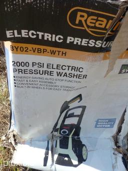 NEW REALM 2000PSI PRESSURE WASHER...electric powered, 1.60 GPM, energy-saving auto stop function, fa
