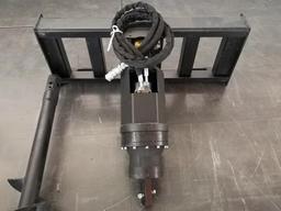 NEW GREATBEAR AUGER SKID STEER ATTACHMENT 9'', 12'', 18'' bits to fit skid steer. Located in: Bainsv
