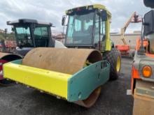 2017 AMMAN ASC130 VIBRATORY ROLLER SN:2943194 powered by diesel engine, equipped with EROPS, air,