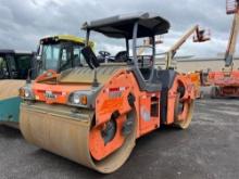 2012 HAMM HD120VO VIBRATORY ROLLER SN:H1840580 powered by diesel engine, equipped with OROPS, 84in.