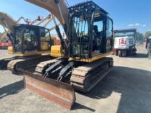 2021 CAT 313GC HYDRAULIC EXCAVATOR SN:NFZ10551 powered by Cat diesel engine, equipped with Cab, air,