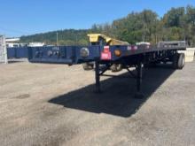2002 FONTAINE EXTENDABLE FLATBED TRAILER VN:13N4482C621512463 equipped with 81ft. Stretch deck,
