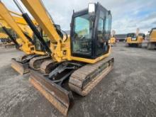 2018 CAT 308E2 HYDRAULIC EXCAVATOR SN:FJX10750 powered by Cat diesel engine, equipped with Cab, air,