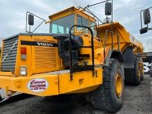 VOLVO A40F ARTICULATED HAUL TRUCK...6x6, powered by Volvo TD122 engine, equipped with Cab,...40 ton