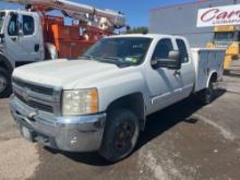 2007 CHEVY 2500 UTILITY TRUCK VN:1GBHK29K37E574610 powered by 6.0L gas engine, equipped with