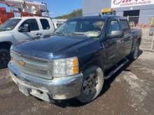 2012 CHEVY 1500 PICKUP TRUCK VN:1GCPKSE70CF190569 4x4, powered by V8 gas engine, equipped with