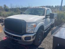 2011 FORD F350 UTILITY TRUCK VN:82414 4x4, powered by diesel engine, equipped with automatic