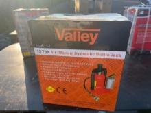 12 TON AIR / HYDRAULIC BOTTLE JACK NEW SUPPORT EQUIPMENT