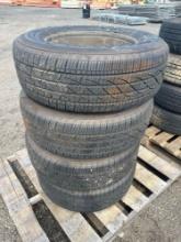 (4) NEW 245 65R17 TIRES, NEW & USED