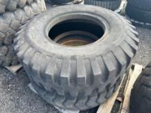 (2) 1400-24 TIRES, NEW & USED