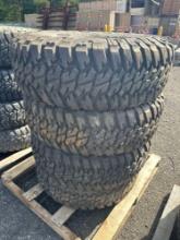 (4) 37X12.50R 17 TIRES, NEW & USED