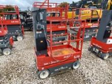 2016 SKYJACK SJ16 SCISSOR LIFT SN:14008812 electric powered, equipped with 16ft. Platform height,