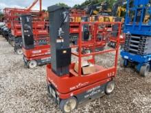 2016 SKYJACK SJ12 SCISSOR LIFT SN:14008652 electric powered, equipped with 12ft. Platform height,