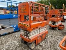 2016 SNORKEL S3219E SCISSOR LIFT SN:S3219E-04-001675 electric powered, equipped with 19ft. Platform