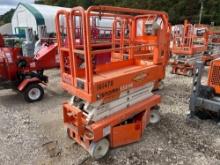 2015 SNORKEL S3219E SCISSOR LIFT SN:S3219E-04-000920 electric powered, equipped with 19ft. Platform