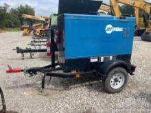 2018 MILLER BIG BLUE 500 PRO WELDER equipped with 500AMPS, trailer mounted.