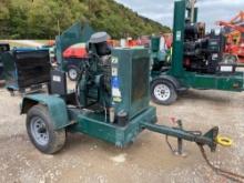 2012 PIONEER VP44S10L714024 WATER PUMP SN:19278 powered by diesel engine, equipped with 4in.