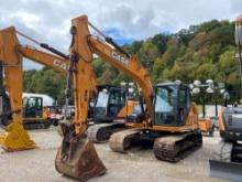 2017 CASE CX130D HYDRAULIC EXCAVATOR SN:NGS7D1204 powered by diesel engine, equipped with Cab, air,