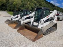 2021 BOBCAT T770 RUBBER TRACKED SKID STEER SN:AT6331054 powered by Kubota diesel engine, equipped