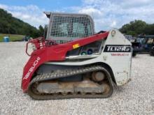 2018 TAKEUCHI TL12R-2 RUBBER TRACKED SKID STEER powered by diesel engine, equipped with EROPS, air,