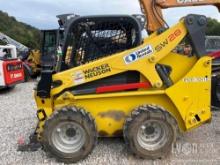 2018 WACKER SW28 SKID STEER powered by diesel engine, equipped with rollcage, auxiliary hydraulics,