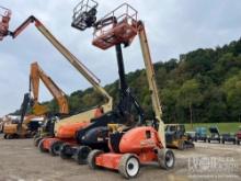 2014 JLG 600AJ BOOM LIFT SN:0300180605 4x4, powered by diesel engine, equipped with 60ft. Platform
