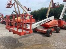 SNORKEL TB42 BOOM LIFT SN:JU06099RBLT 4x4, powered by diesel engine, equipped with 42ft. Platform