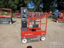 2016 SKYJACK SJ16 SCISSOR LIFT SN:14008498 electric powered, equipped with 16ft. Platform height,