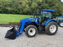 NEW UNUSED NEW HOLLAND WORK MASTER 105 TRACTOR LOADER 4x4 SN:629776 powered by diesel engine,