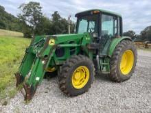 JOHN DEERE 6430 TRACTOR LOADER 4x4 SN:94052...powered by diesel engine, equipped with EROPS, John
